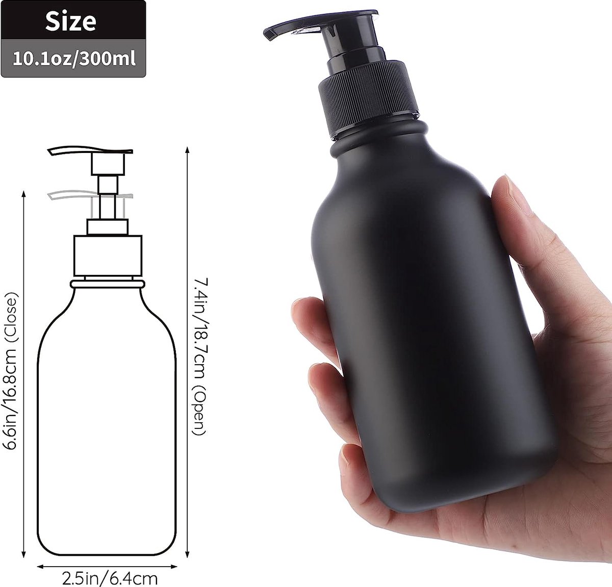 Maxumille 4 Stuks Lege Zeepdispenser om te Vullen, 500 Ml Navulbare Shampooflessen met Pallet voor Douche, Zwarte Kunststof Douchegelfles, Pompflessen met Labels voor Lotion Conditioner voor Badkamer Maxumille 4 Stuks Lege Zeepdispenser om te Vullen, 500 Ml Navulbare Shampooflessen met Pallet voor Douche, Zwarte Kunststof Douchegelfles, Pompflessen met Labels voor Lotion Conditioner voor Badkamer