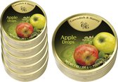 6 blikjes Apple Drops á 200 gram - Voordeelverpakking Snoepgoed