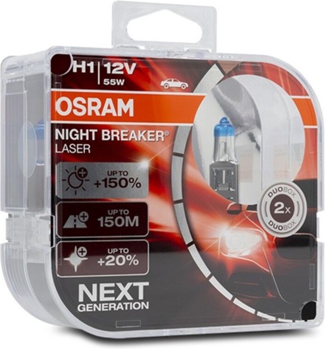 H1 Osram Night Breaker Laser 64150NL-HCB