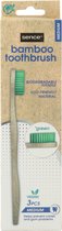 Sence Tandenborstels Bamboo - 6 x 3 stuks - Voordeelverpakking