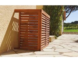 Linum – Buitenunit – Omkasting – Split Units – Airco – Airconditioning – Premium Model – Medium – 835x1050x510MM – Behandeld Hout