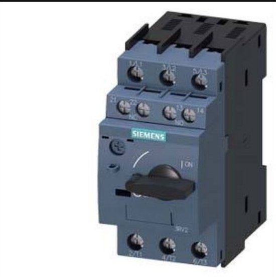 Siemens 3RV2011-1FA15-0BA0 Circuit breaker 1 pc(s) Adjustment range (amperage): 3.5 - 5 A Switching voltage (max.): 690
