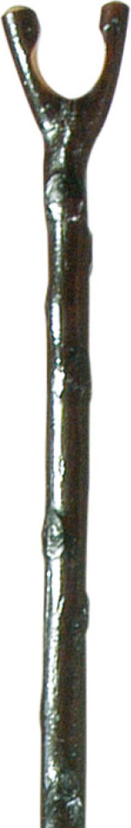Classic Canes Jachtstok - Bruin - Kastanjehout - Met schors - Duimgrip - Lengte 140 cm - Gewicht 380 gram - Combi-spike dop - Wandelstokken - Jacht wandelstok - Heren en dames - Houten wandelstok - Jagers stok - Wandelstok outdoor - Wandelstok hout