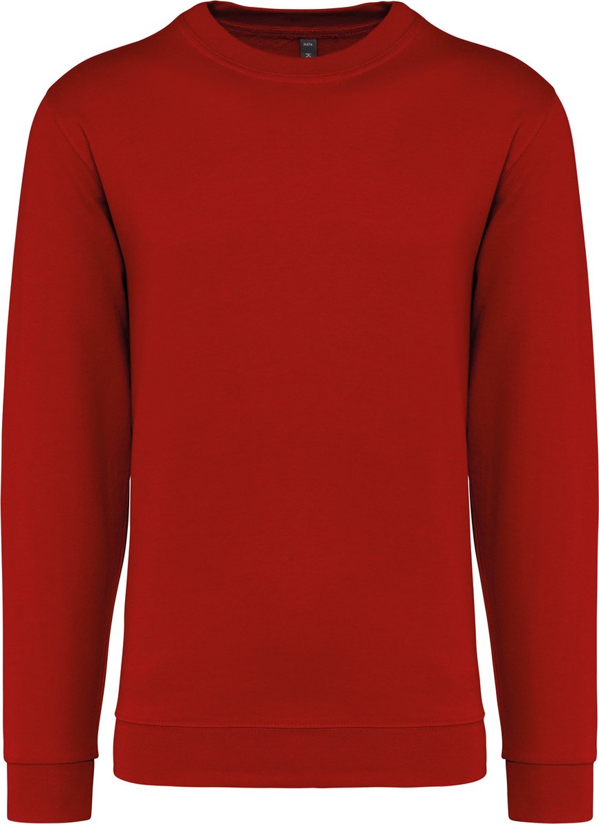 Sweater ‘Crew Neck Sweatshirt’ Kariban Collectie Basic+ Cherry Bruin