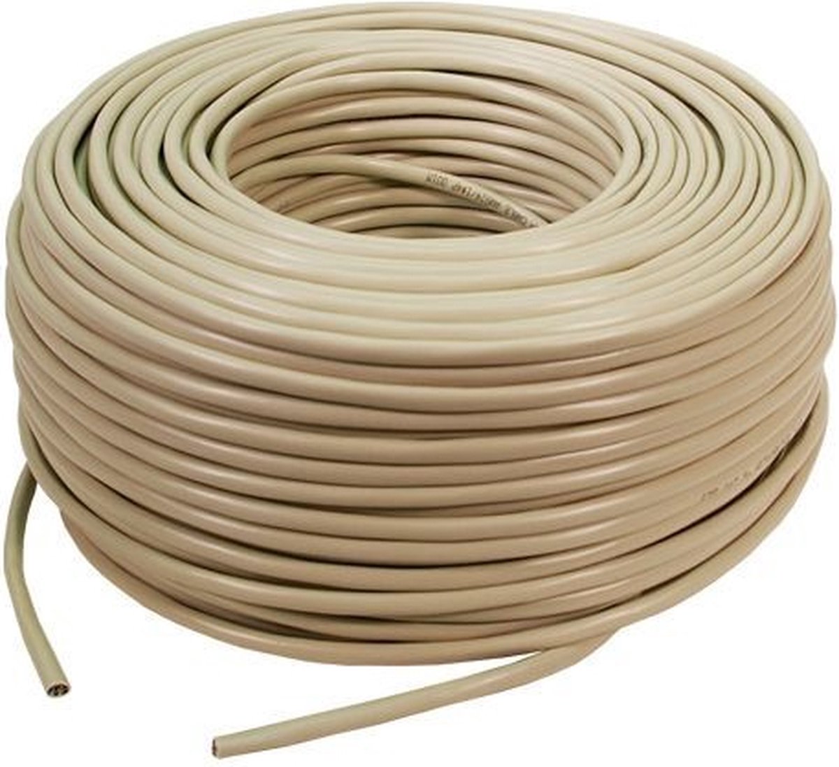 Wentronic CAT5E Netwerkkabel - Zonder connector - Grijs - 100 m