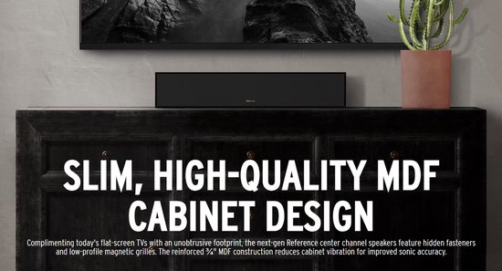 Klipsch: R-30C Centerspeaker - Zwart — afbeelding 5