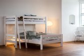 MOJO Stapelbed White Wash 90 x 200 cm + 140 x 200 cm - exclusief montage