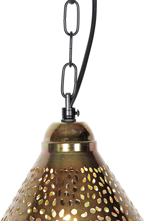 QAZQA maruf,sinbad,zayn - Oosterse Hanglamp - 1 lichts - Ø 24 cm - Koper - Woonkamer | Slaapkamer - QAZQA