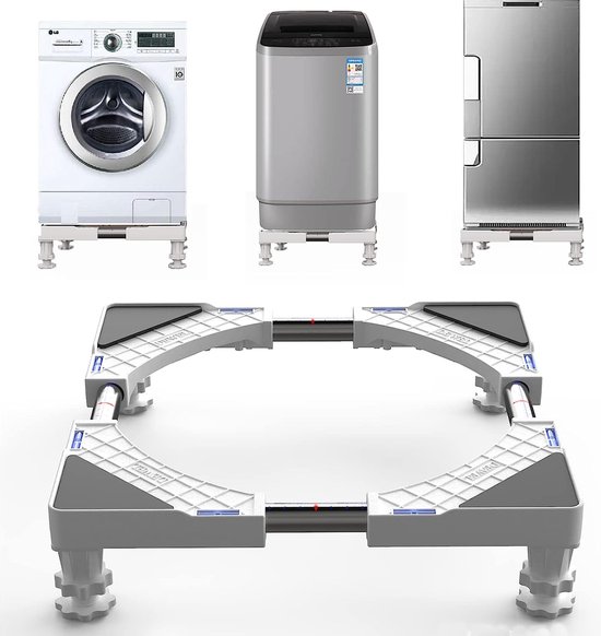 Support de machine à laver pour réfrigérateurs lave-linge séchant, base de  machine à... | bol