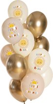 Folat - Ballonnen birthday sunshine (12 stuks)