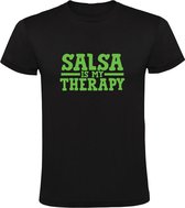 Salsa is my therapy Heren T-shirt - dans - dansen