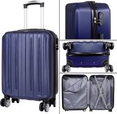 Reiskoffer - Koffer met TSA slot - Reiskoffer op wielen - Stevig ABS - 95 Liter - Dallas - Blauw - Travelsuitcase - L