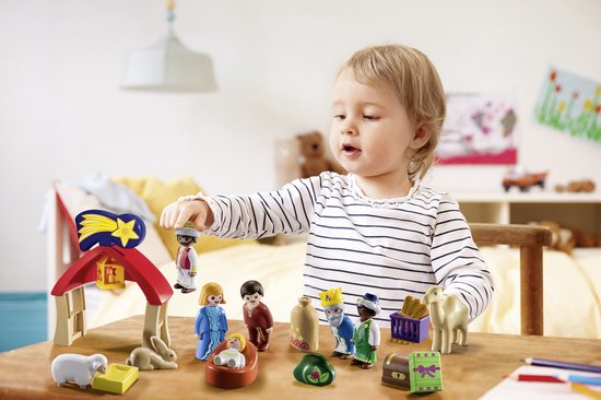 18x Kerststal voor kinderen van speelgoed om mee te spelen - Mamaliefde