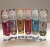 Hot Lips Kissing Fruit Flavoured Lip Gloss 6 Flavours 6 Pieces