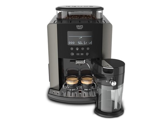 Krups Arabica Latte EA819E Espresso Volautomaat Auto Pewter Grey | bol.com