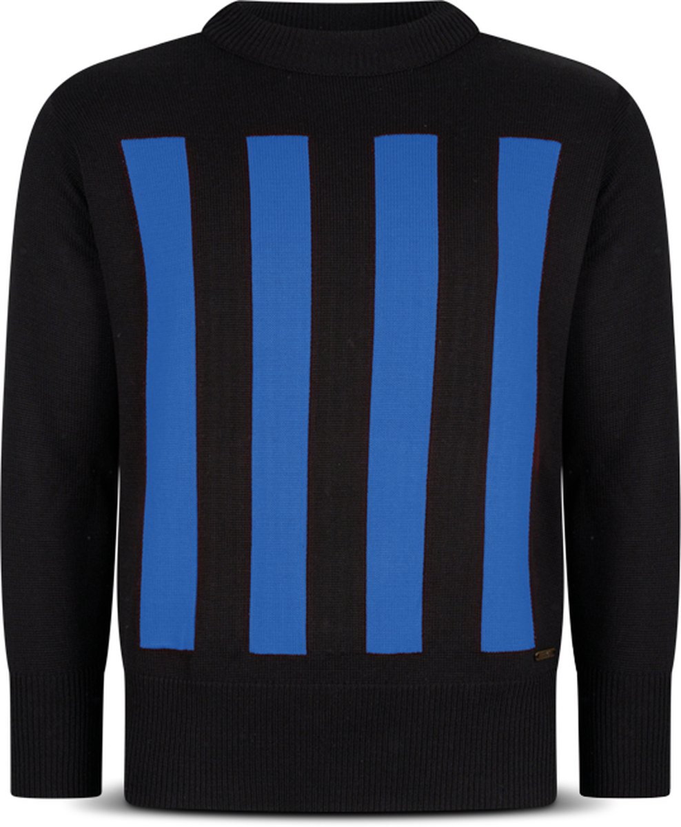 FC Kluif 'I Nerazzurri' knitted trui - Maat L / Large - Inter Milan inspired trui - Heren lifestyle sweater