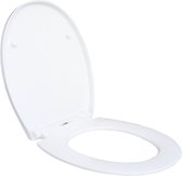 SENSEA - REMIX toiletzitting - Afneembaar - Soft Close - Ovaal - Duroplast - Kleur wit n°0 - Glanzende afwerking
