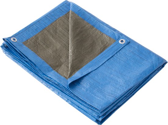 VEVOR Pe-Stof Zeildoek - 4.9 X 6.1 M Beschermzeil - Waterdicht Uv-Bestendig - Voor Het
