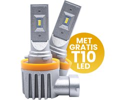 XEOD H8 / H9 / H11 Perfect Fit LED lampen met E-Keur – Auto Verlichting Lamp – Dimlicht, Grootlicht of Mistlicht - 2 stuks – 12V