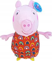 Peppa pig Pluche Knuffel Peppa 50 cm- Knuffel - Knuffels - varkentje Summer Mama Peppa Pig