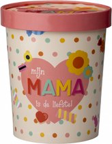 Snoeppot - Mama - Candy Bucket - Gevuld met Snoep en Drop