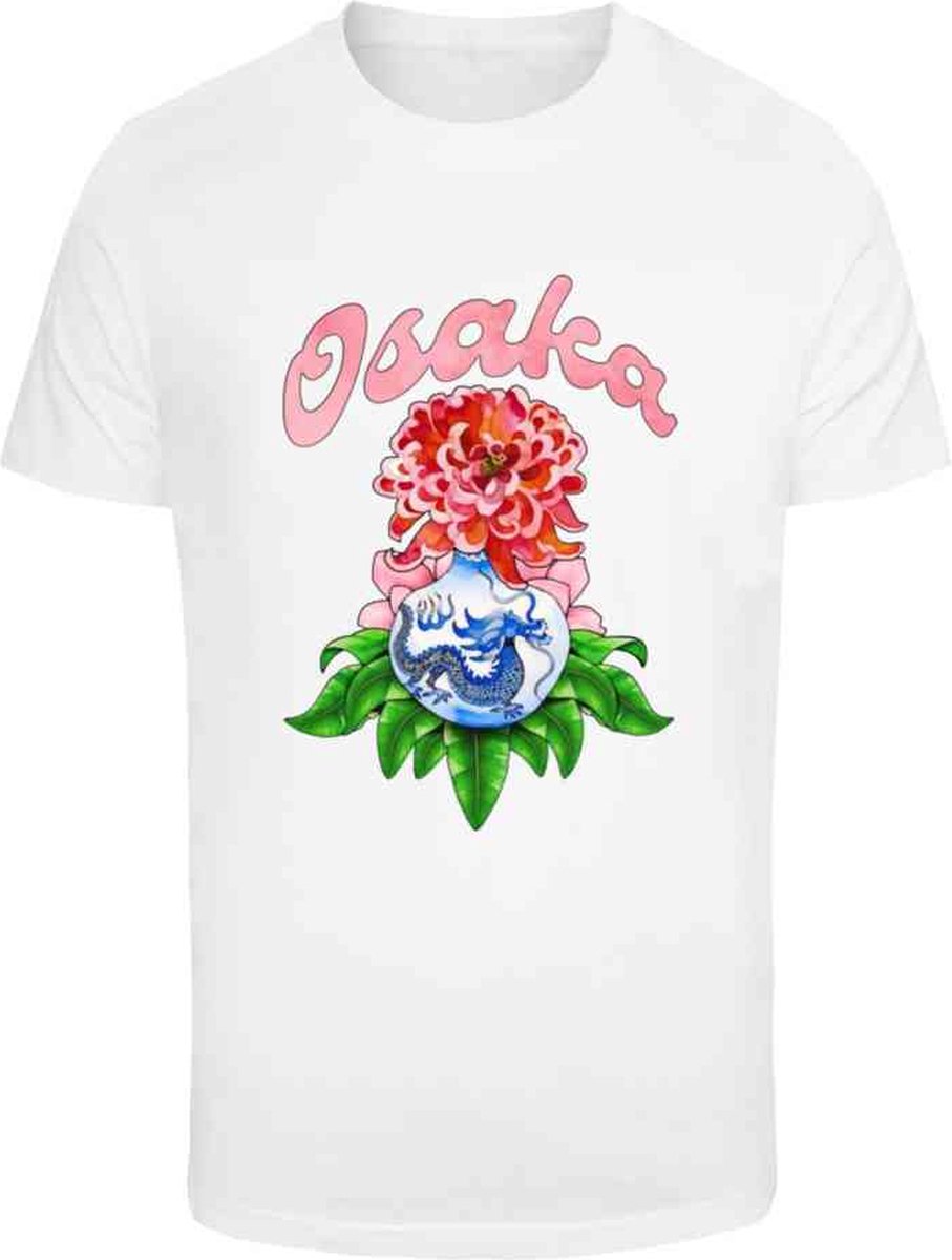 Mister Tee Osaka Heren T-shirt M Wit