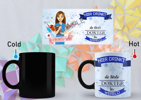 Magic Mug ici boit le meilleur Docteur du monde - profession - métiers et artisanat - professions et métiers - cadeau - amour - mignon - travail - occupation - cadeau