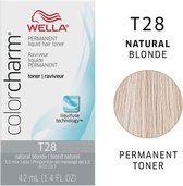 Wella Color Charm toner - T28 - Natural Blonde - Wella toner - Haar toner - Beige Blonde