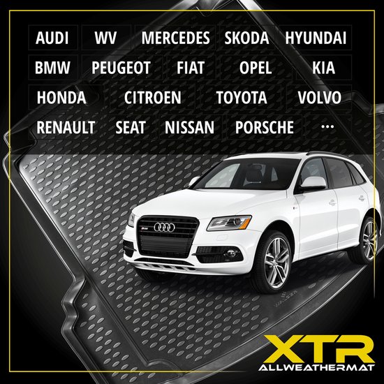 Alfombrillas De Goma Walser XTR A Medida Para Audi A3 (8P) Facelift 2006-2013 Y A3 Sportback Facelift 2008-2015