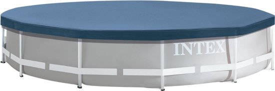 Piscine à ossature Métal Intex - Piscine hors sol - 366x76 cm - Y compris couverture de piscine, kit d'entretien, filtre et toile de sol