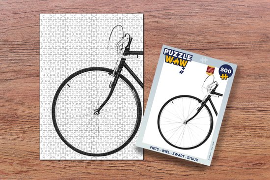 Puzzle Vélo - Roue - Zwart - Guidon - Puzzle - Puzzle 500 pièces | bol