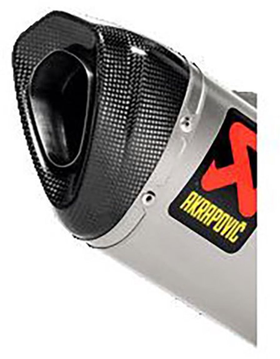 Akrapovic Carbon V-ec331 Uitlaat Eindkap Zwart