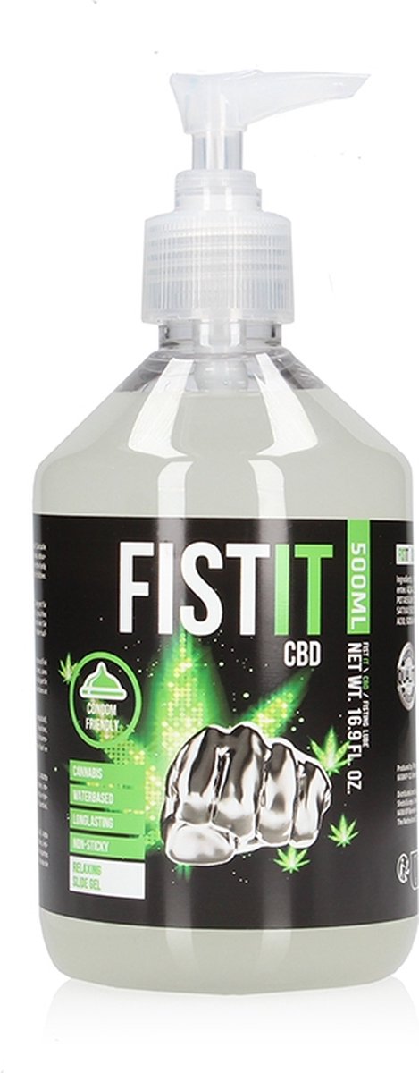 Goedkoopste Shots - Fist It PHA330 - CBD Glijmiddel - 17 fl oz / 500 ml- Pump