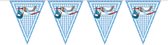Folat - Blauwe ooievaar geboorte vlaggenlijn (10 meter)