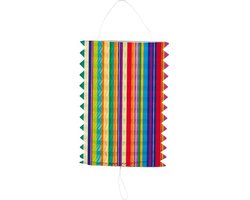 Strepen Lampion 16cm