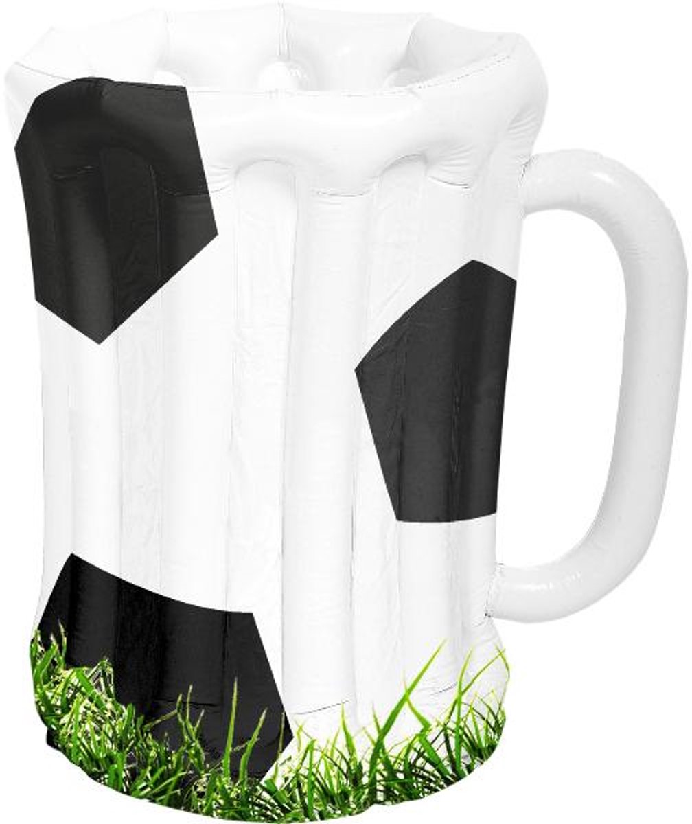 OpblaasBierpul Voetbalprint 60cm