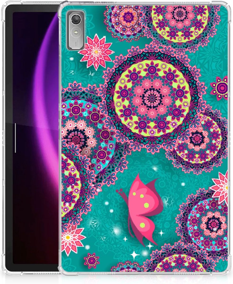 Lenovo Tab P11 Gen 2 Tablethoes Cirkels en Vlinders