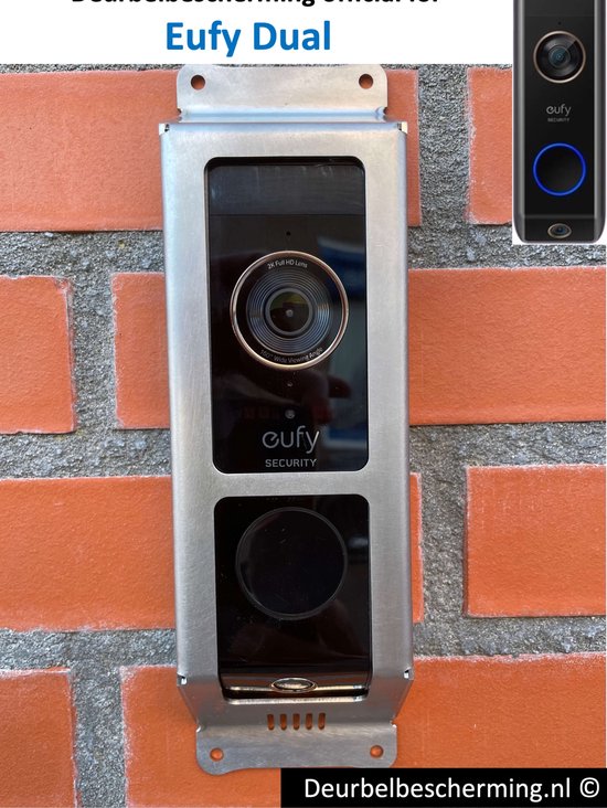 DoorbellProtection en acier inoxydable pour votre sonnette Eufy Doorbell  Dual ❗ |... | bol.com