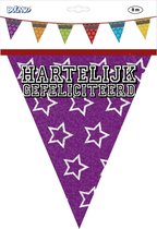 Vlaggenlijn Hartelijk Gefeliciteerd 8 m - .