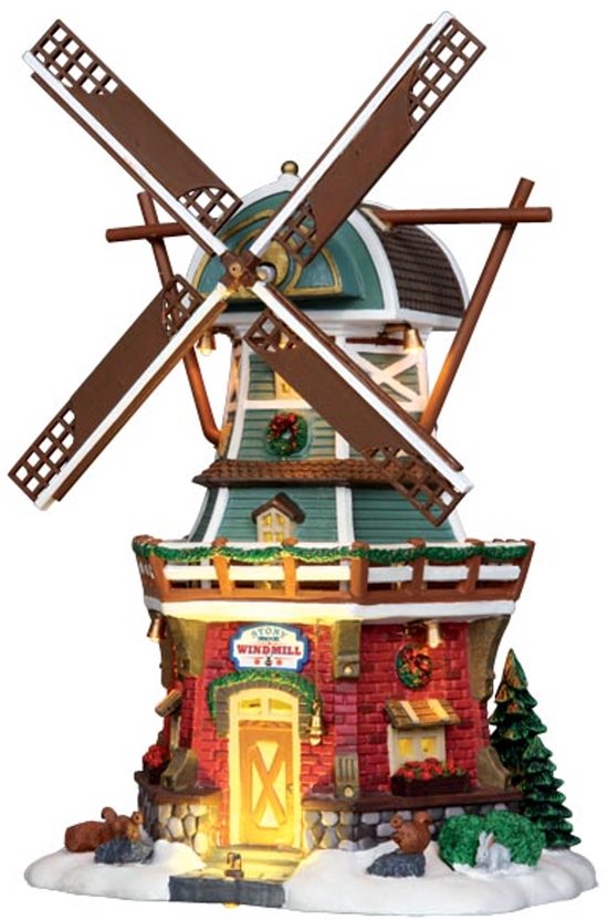 Lemax - Stony Brook Windmill - With 4.5V Adaptor