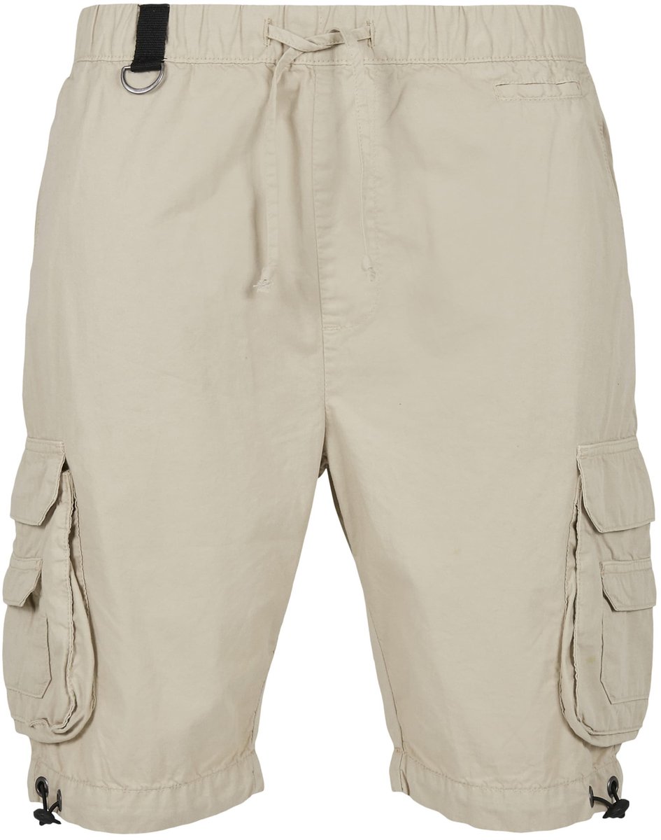 Urban Classics Double Pocket Cargo Korte broek S Creme