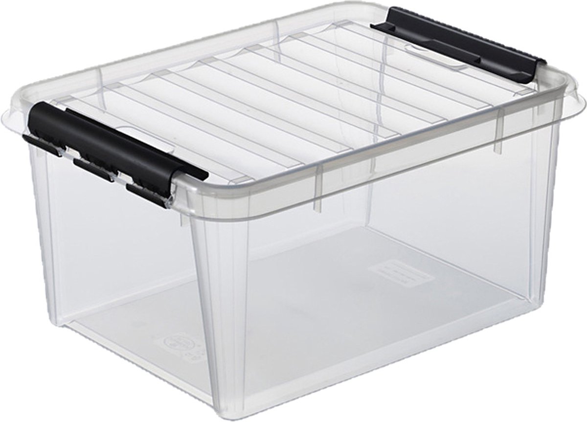 Opbergdoos met deksel, afm 50x39x26 cm, 32 L, 1 stuk