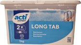 Acti Long tab chloor tabletten 1kg - 250 grams (Enkel geschikt voor de Belgische markt, niet toegelaten in Nederland)