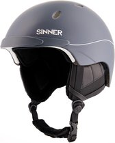 Sinner Skihelm - Unisex - Titan - Snowboard Helm - Wintersport bescherming - Mat Grijs - S