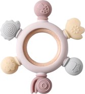 SoftSteps - Baby Bijtring - Verzachtend voor Tandjespijn - Siliconen Bijtring - Veilig Bijtspeelgoed