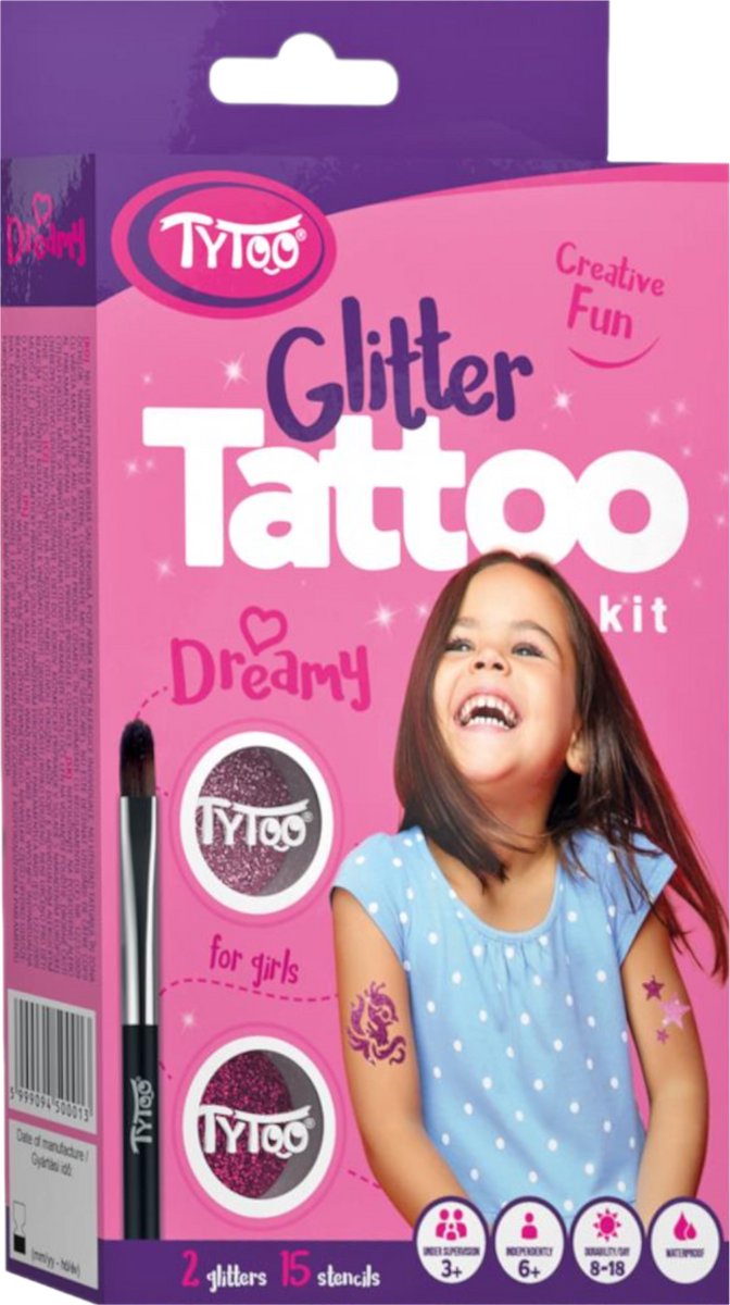 Schmink set - Glitter tattoo - Dromen