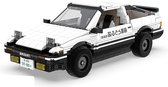 Cada Bricks technisch bouwpakket - Initial D Mazda AE86 Trueno bestaande uit 1324 onderdelen - technisch speelgoed