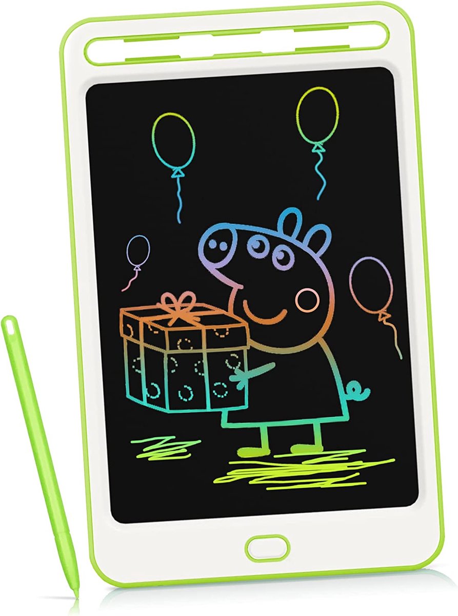 LCD-schrijftablet, extra groot 15 inch, kleurrijk, uitwisbaar elektronisch digitaal tekenblok, Doodle Board, cadeau voor kinderen en volwassenen, thuis, school, kantoor (blauw