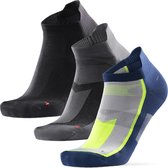 DANISH ENDURANCE Short Lightweight Chaussettes de course 3 paires - technologie anti ampoules - Taille 43-47