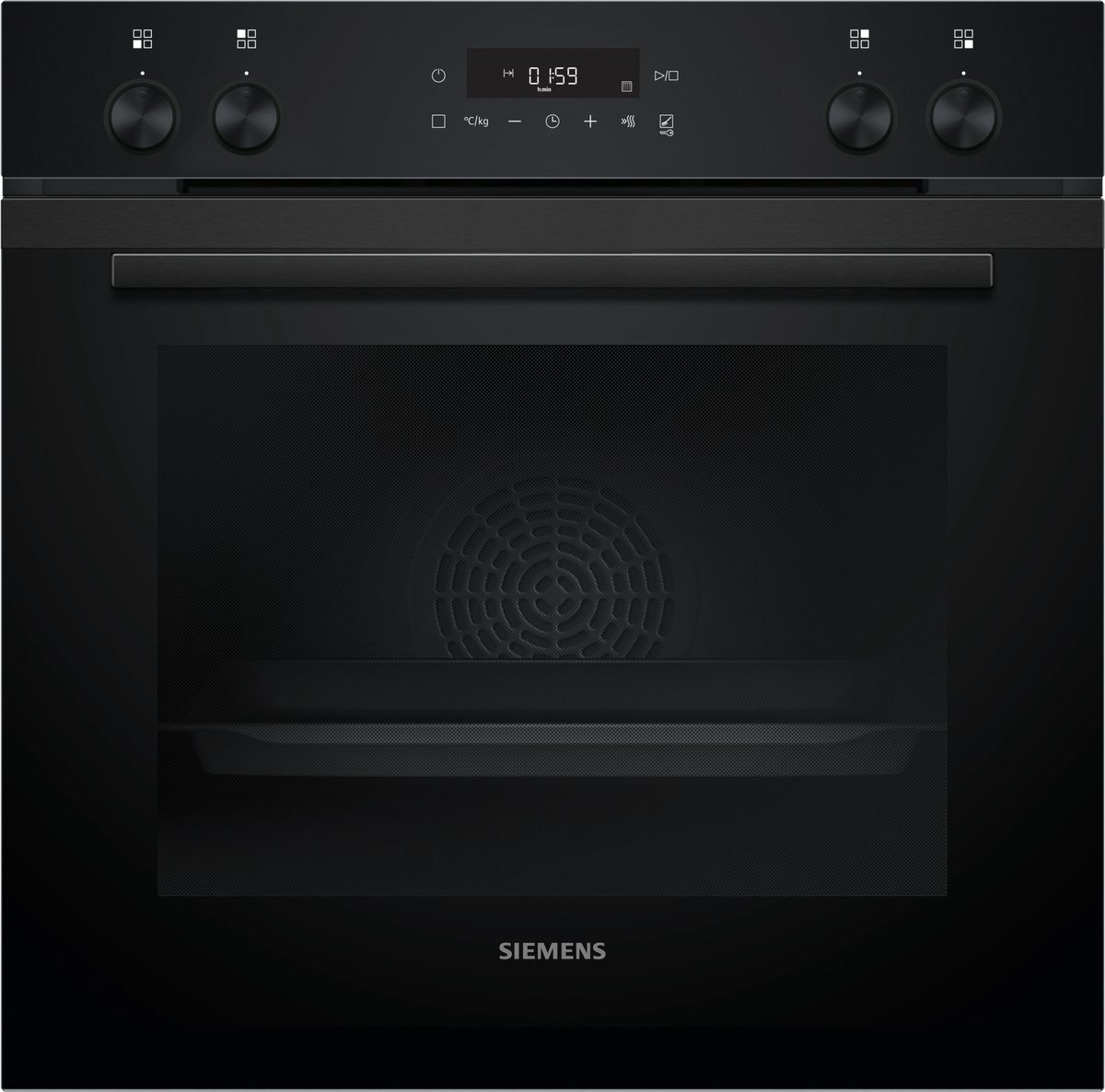 Siemens iQ300 HE271ABB1 Inbouw Elektrische Oven 71L Zelfreinigend Zwart